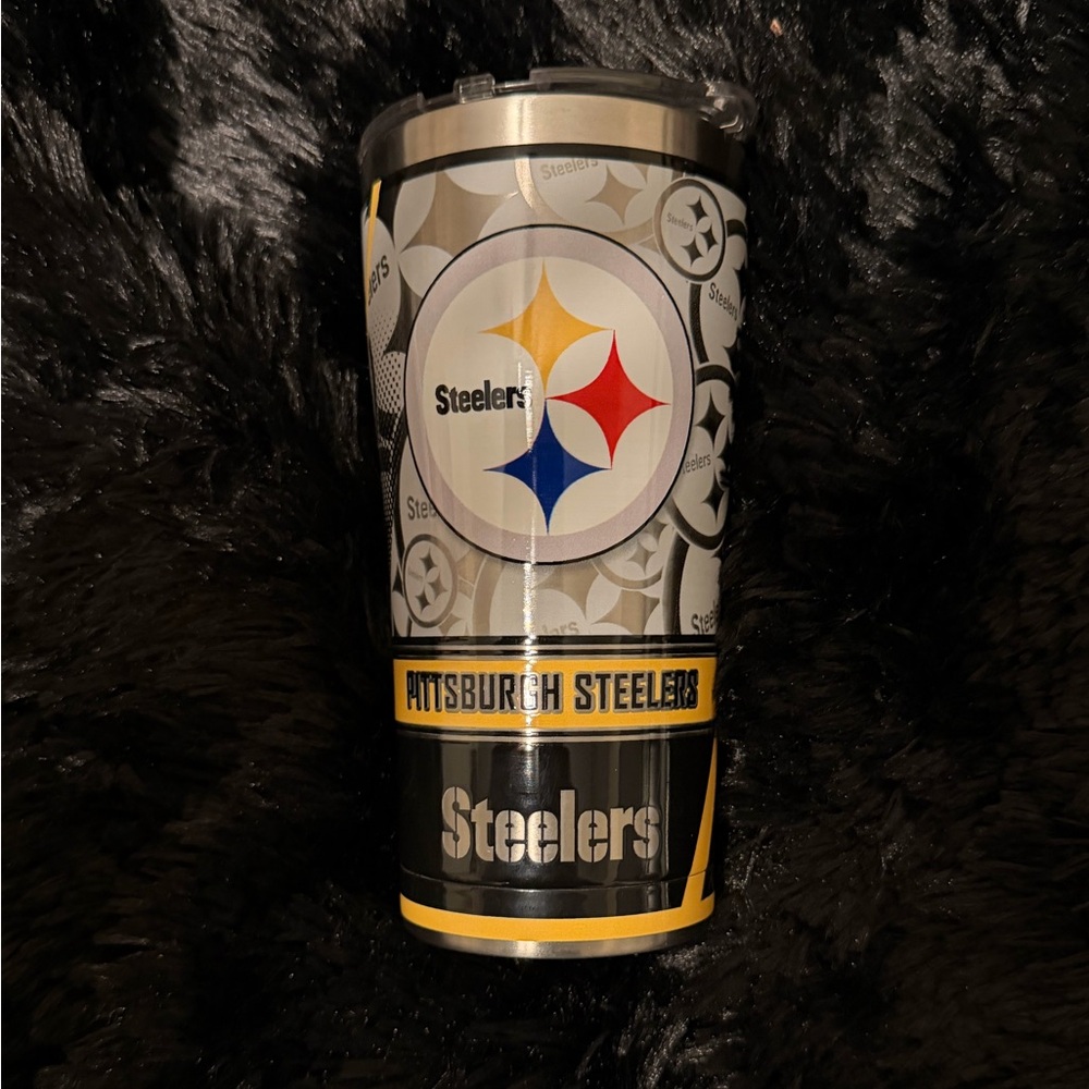 Pittsburgh Steelers 20oz Stainless Steel Insulated Tumbler NFL Travel Cup